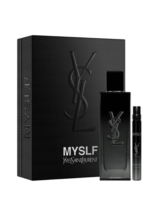 Cofanetto Yves Saint Laurent: Myslf Eau De Parfum uomo ricaricabile 100ml + Myslf Eau De Parfum uomo 10ml