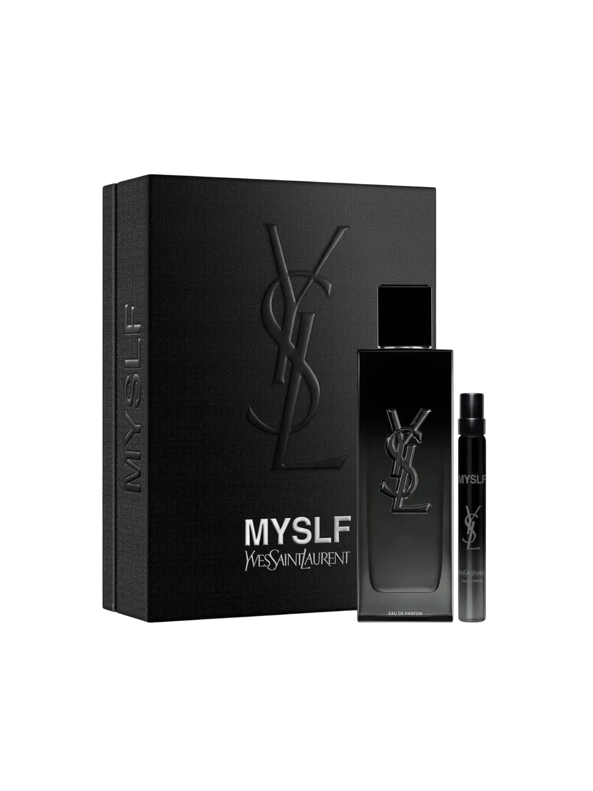 Cofanetto Yves Saint Laurent: Myslf Eau De Parfum uomo ricaricabile 100ml + Myslf Eau De Parfum uomo 10ml