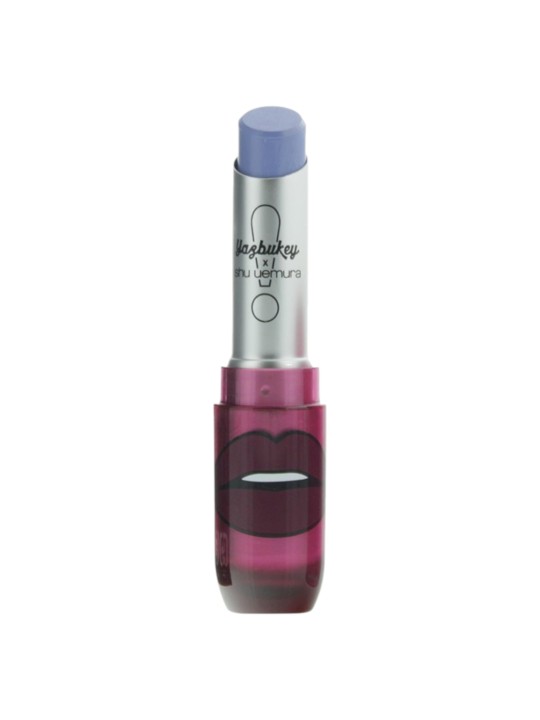 Rossetto cremoso opaco nutriente Shu Uemura Rouge Unlimited colore blu polvere 34 g
