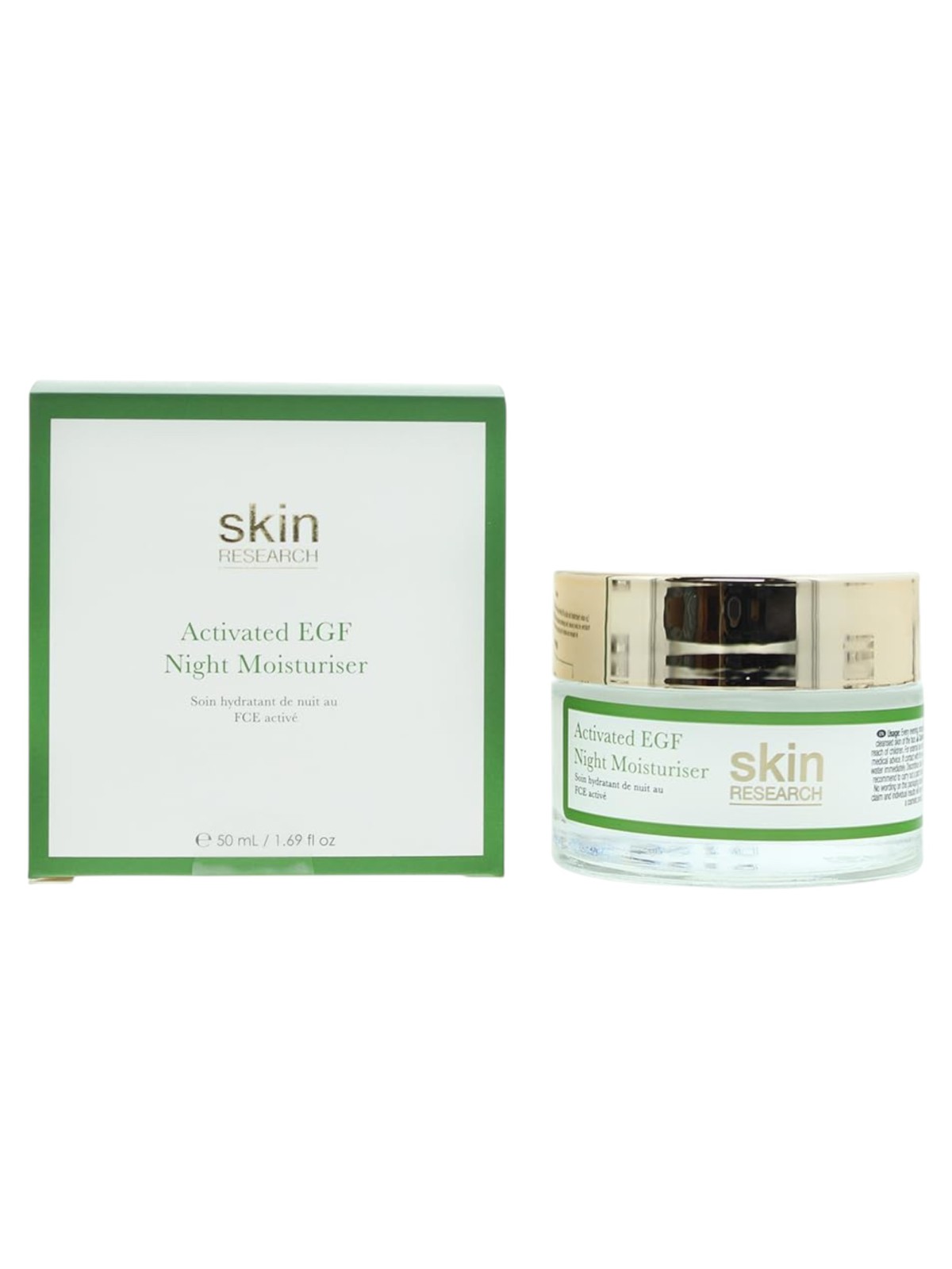 Crema idratante notte viso Skin Research Advanced Epidermal Growth Factor 50ml