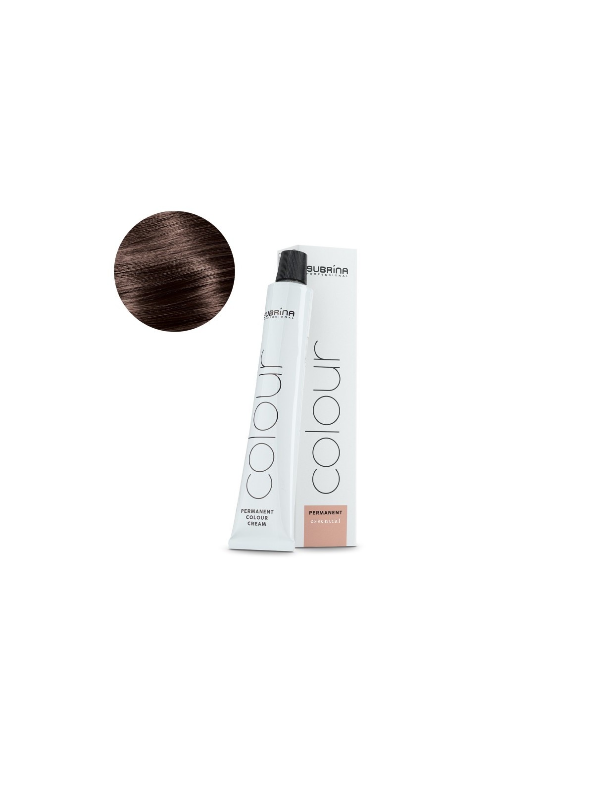 Tintura per capelli permanente Subrina Professional Essential Colour 5/71 Castano Chiaro Grigio Castano 100ml