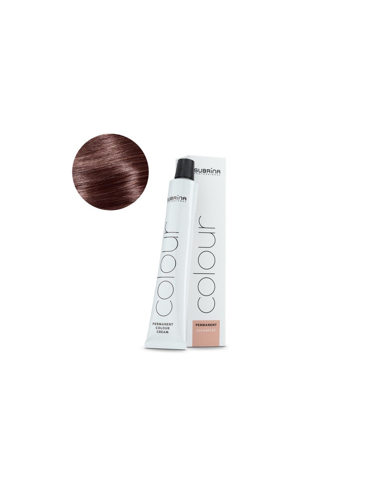 Tintura per capelli permanente Subrina Professional Essential Colour 6/77 Biondo Castano Scuro Intenso 100ml