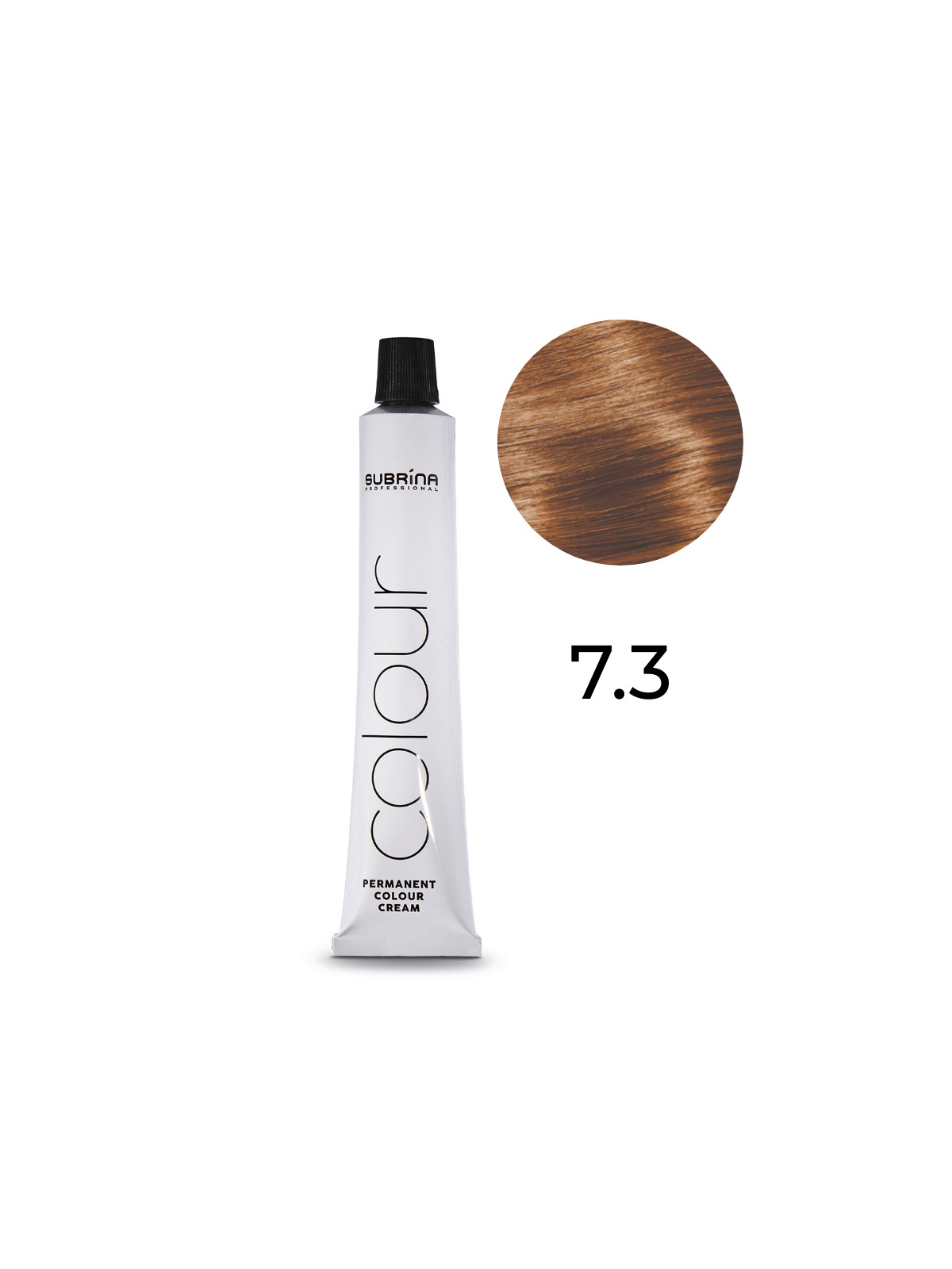 Tintura per capelli permanente Subrina Professional Essential Colour 7/3 Biondo cenere medio 100ml