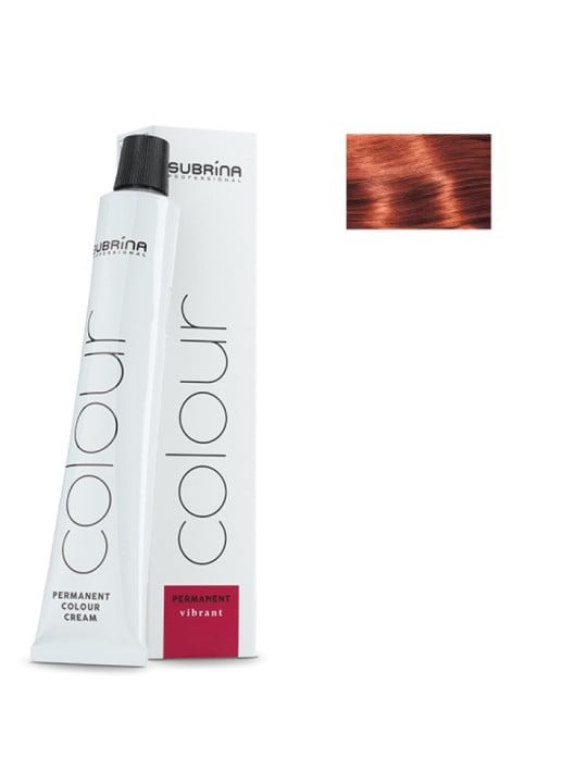 Tintura per capelli permanente Subrina Professional Essential Colour 7/4 Biondo Dorato Medio 100ml