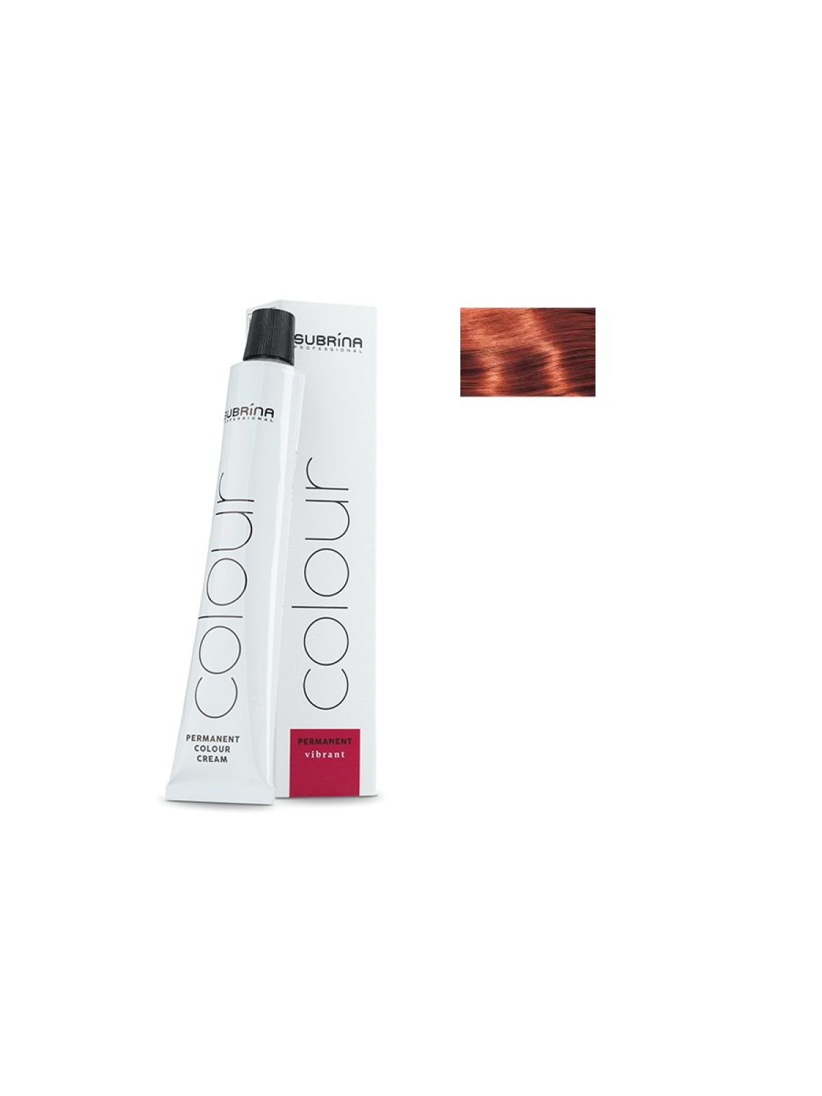 Tintura per capelli permanente Subrina Professional Essential Colour 7/4 Biondo Dorato Medio 100ml