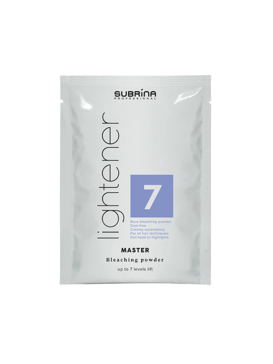 Subrina Decolorante Professionale fino a 7 Livelli Polvere Ossidante per Capelli 50 g
