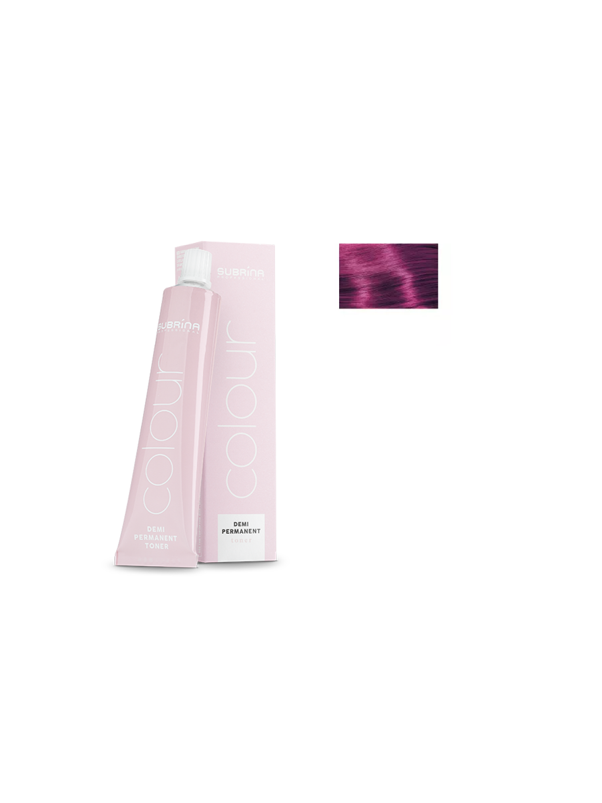 Tintura per capelli semipermanente Subrina Professional Senseo senza ammoniaca 7/6 60ml