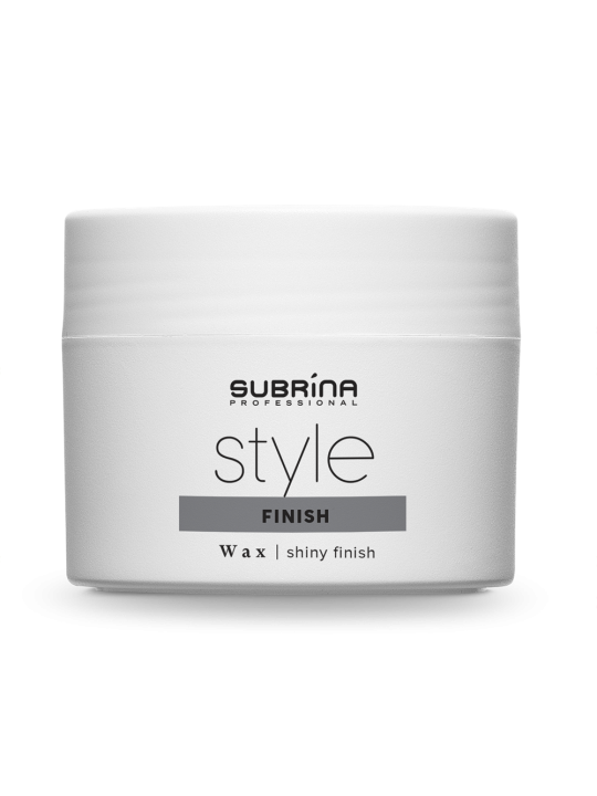Subrina Professional Style Finish Cera per capelli finitura lucida tenuta flessibile 100ml
