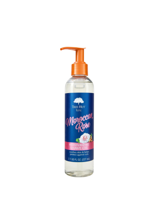 Olio pre-barba lenitivo Tree Hut alla rosa marocchina 227ml