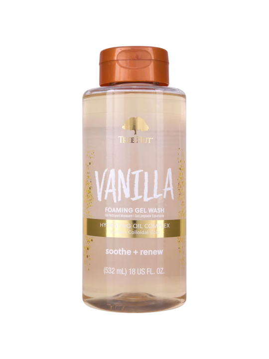 Bagnoschiuma idratante alla vaniglia Tree Hut per tutti i tipi di pelle 532ml