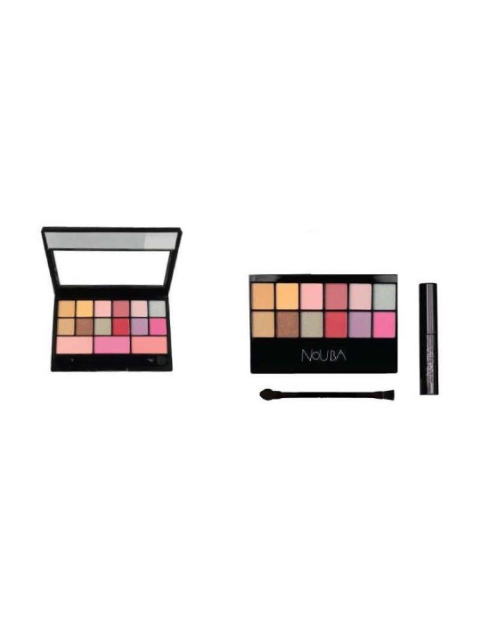 Trousse 237 Set Nouba: Nouba Palette Viso Multiuso 12 Tonalità 36 g + Nouba Volum Mascara