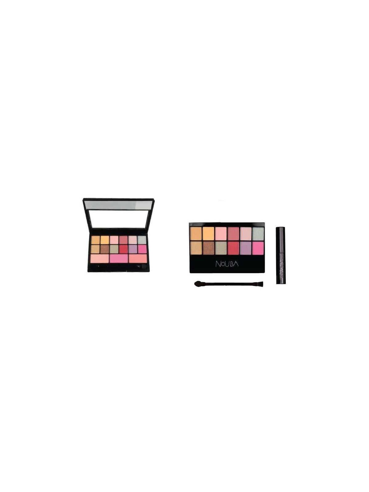 Trousse 237 Set Nouba: Nouba Palette Viso Multiuso 12 Tonalità 36 g + Nouba Volum Mascara