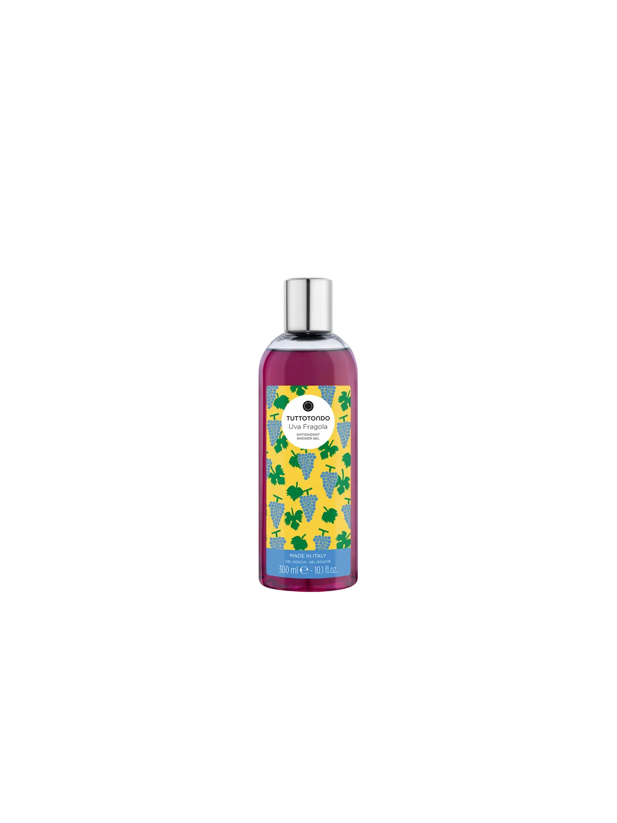 Tuttotondo Uva Fragola Gel Doccia Antiossidante Per Tutti I Tipi Di Pelle 300ml