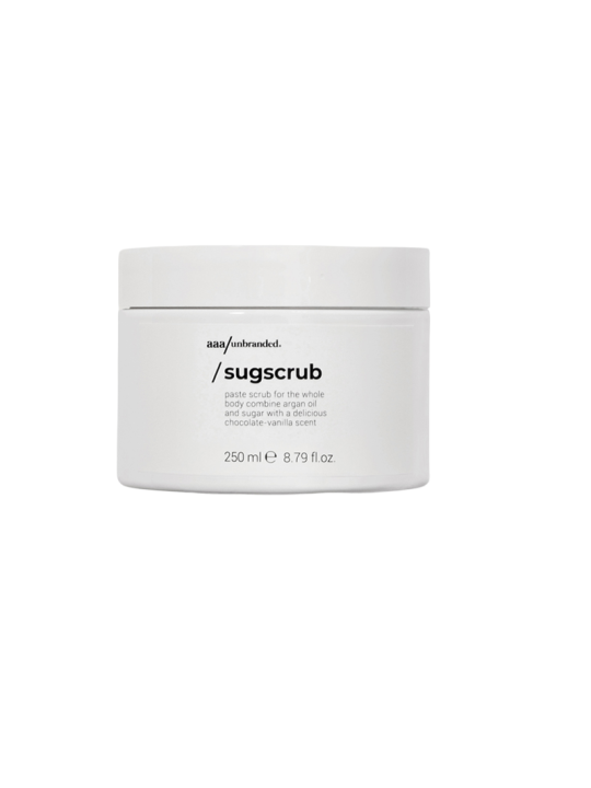 Scrub corpo esfoliante con particelle di zucchero senza marchio 250ml
