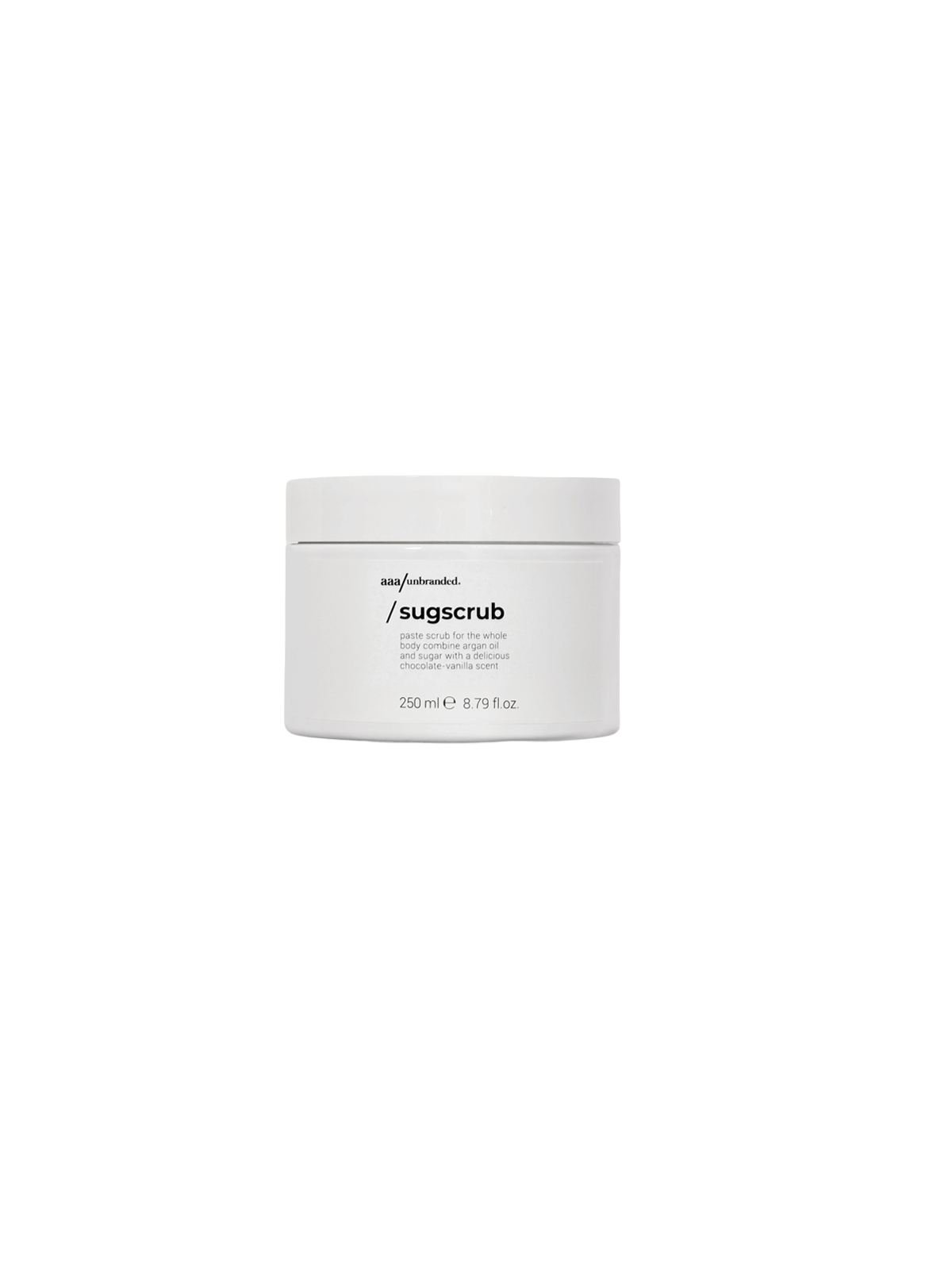 Scrub corpo esfoliante con particelle di zucchero senza marchio 250ml