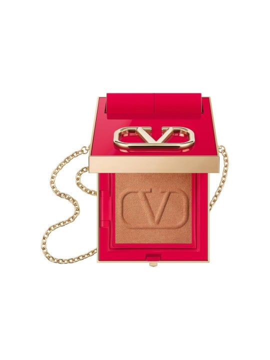 Cipria compatta illuminante Valentino Go-Clutch Glow 00 Bronze 42 g