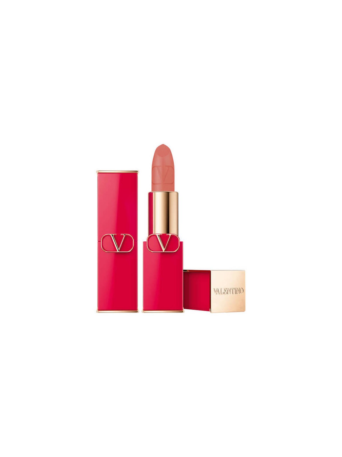 Rossetto cremoso opaco Valentino Rosso 108A ricaricabile 35 g