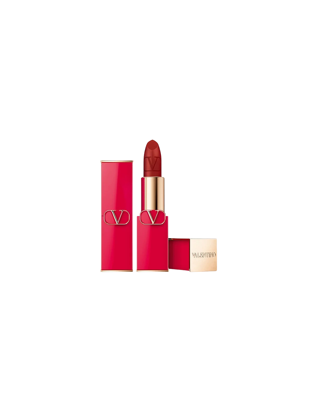 Rossetto cremoso opaco Valentino Rosso 111A ricaricabile 35 g