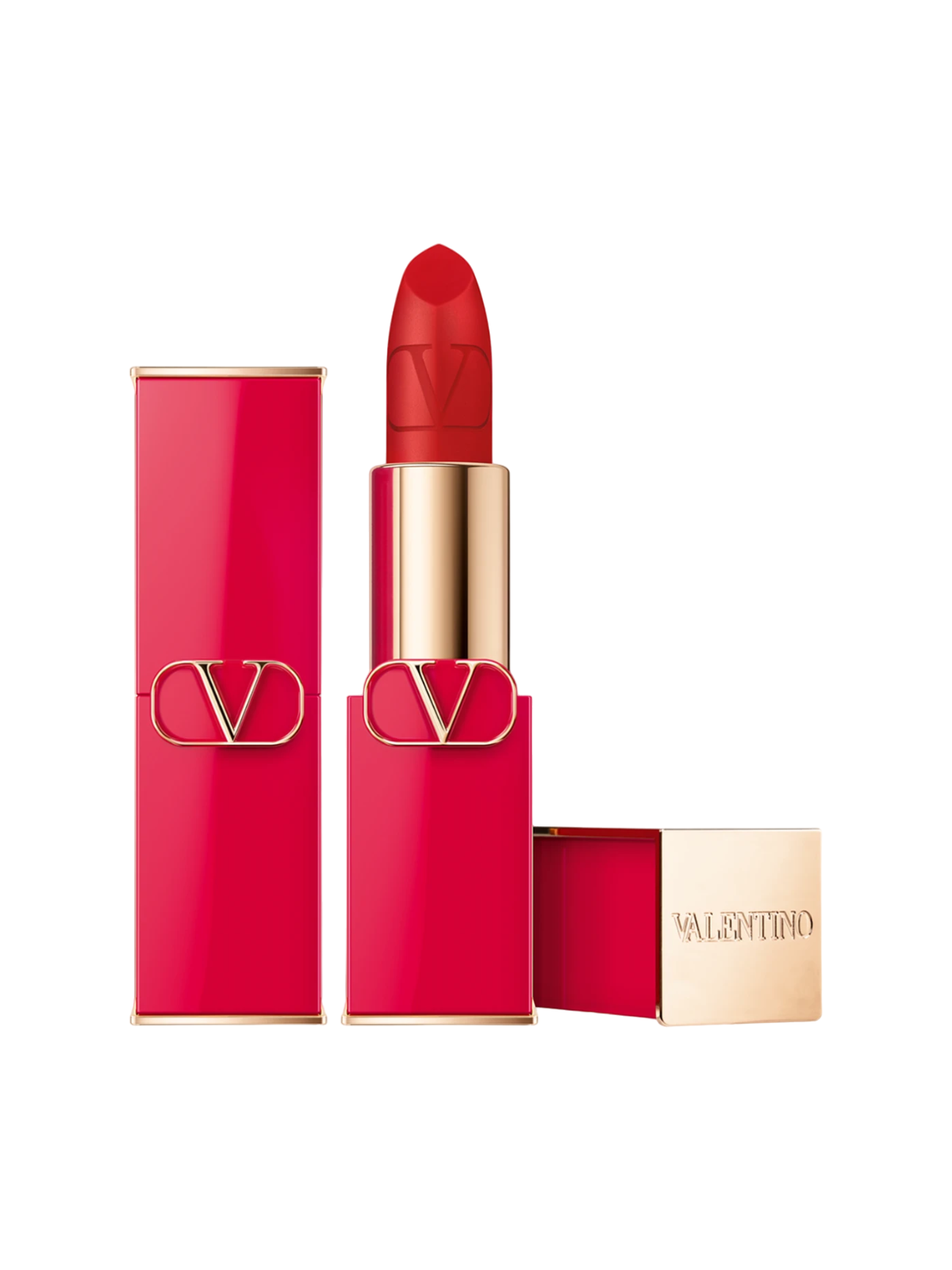 Rossetto cremoso opaco Valentino Rosso 211A ricaricabile 35 g
