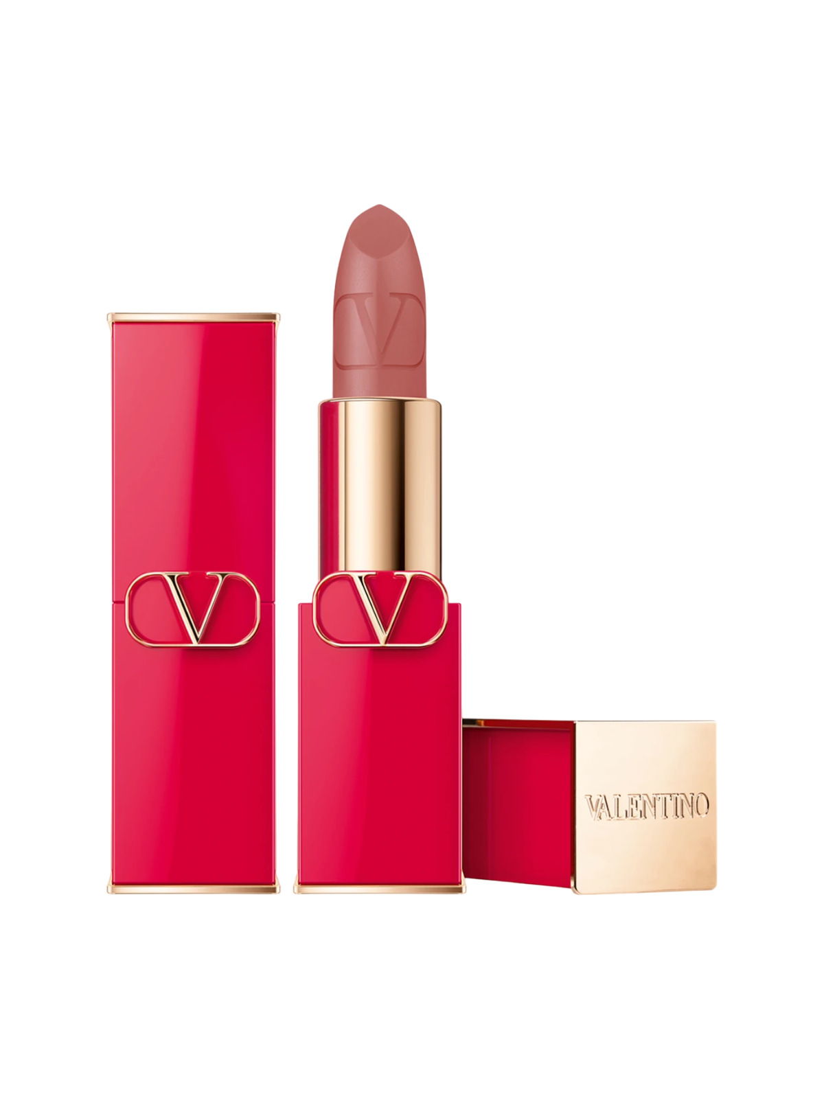 Rossetto cremoso opaco Valentino Rosso 123R ricaricabile 35 g