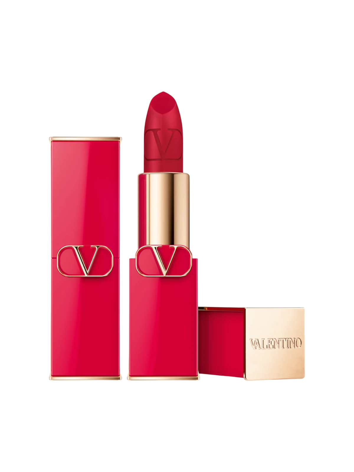 Rossetto cremoso opaco Valentino Rosso 215A ricaricabile 35 g