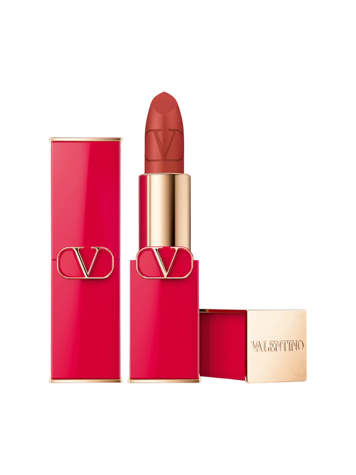Rossetto cremoso opaco Valentino Rosso 409A ricaricabile 35 g