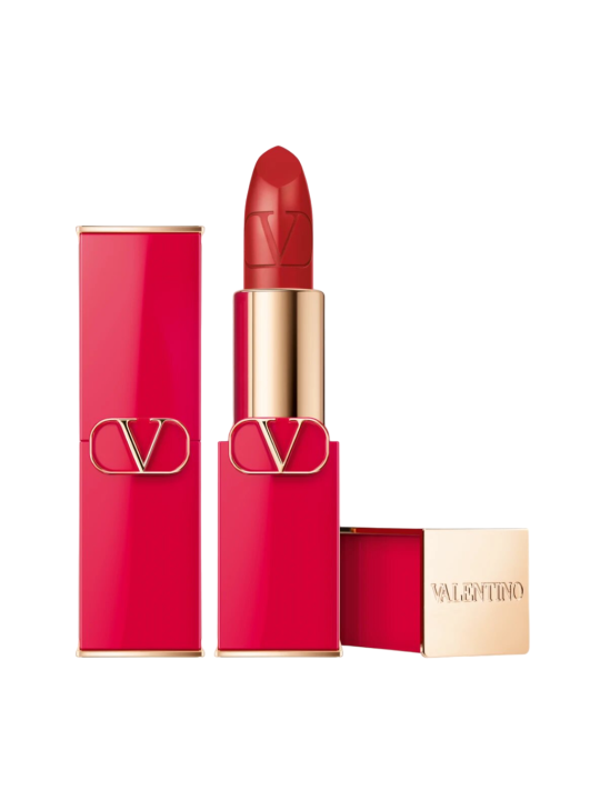 Rossetto cremoso Valentino Rosso Satin Finish 205A ricaricabile 35 g