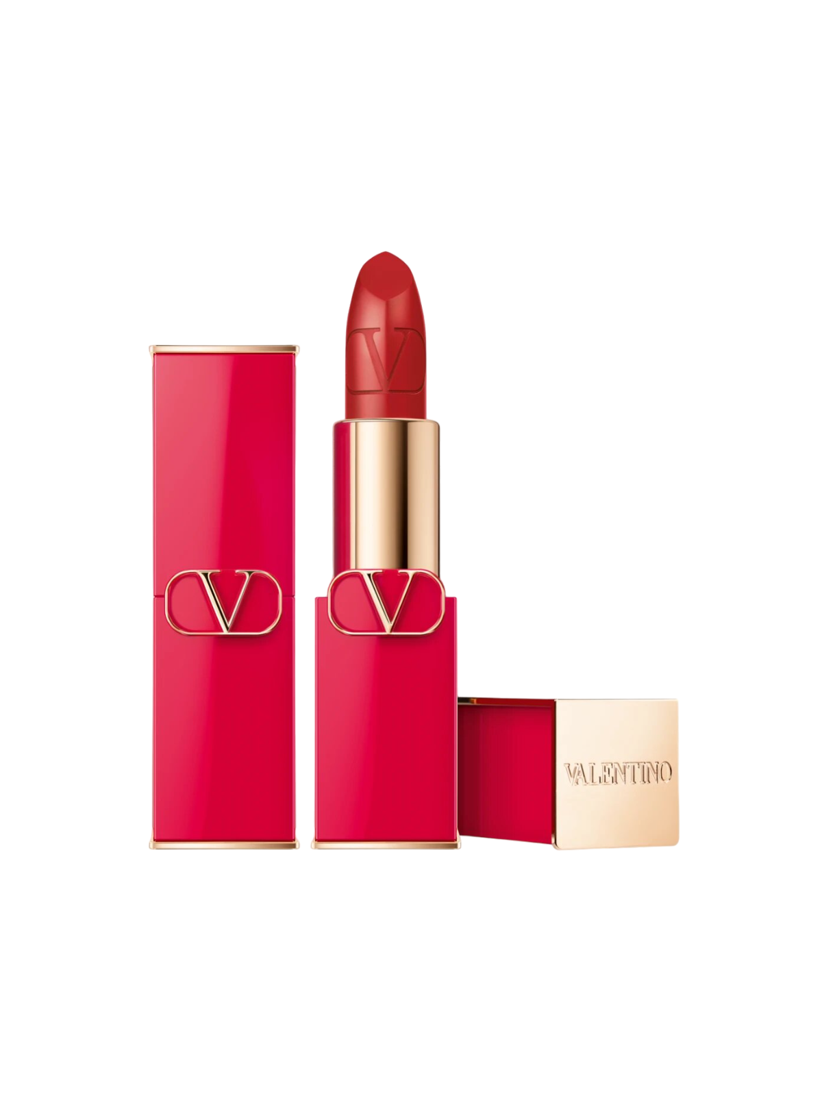 Rossetto cremoso Valentino Rosso Satin Finish 205A ricaricabile 35 g