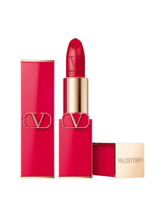 Rossetto cremoso Valentino Rosso Satin Finish 22R ricaricabile 35 g