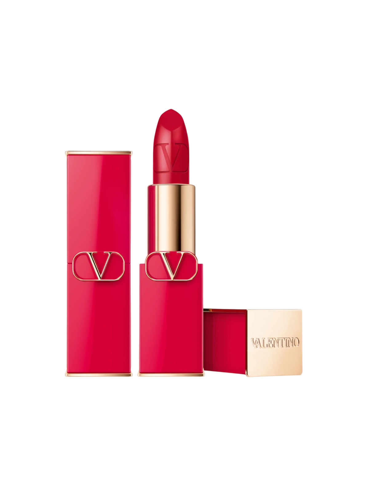 Rossetto cremoso Valentino Rosso Satin Finish 22R ricaricabile 35 g