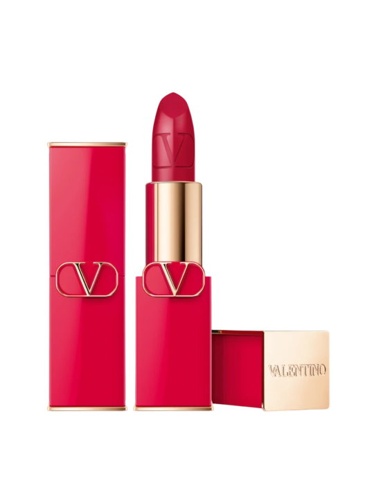 Rossetto cremoso Valentino Rosso Satin Finish 300R ricaricabile 35 g