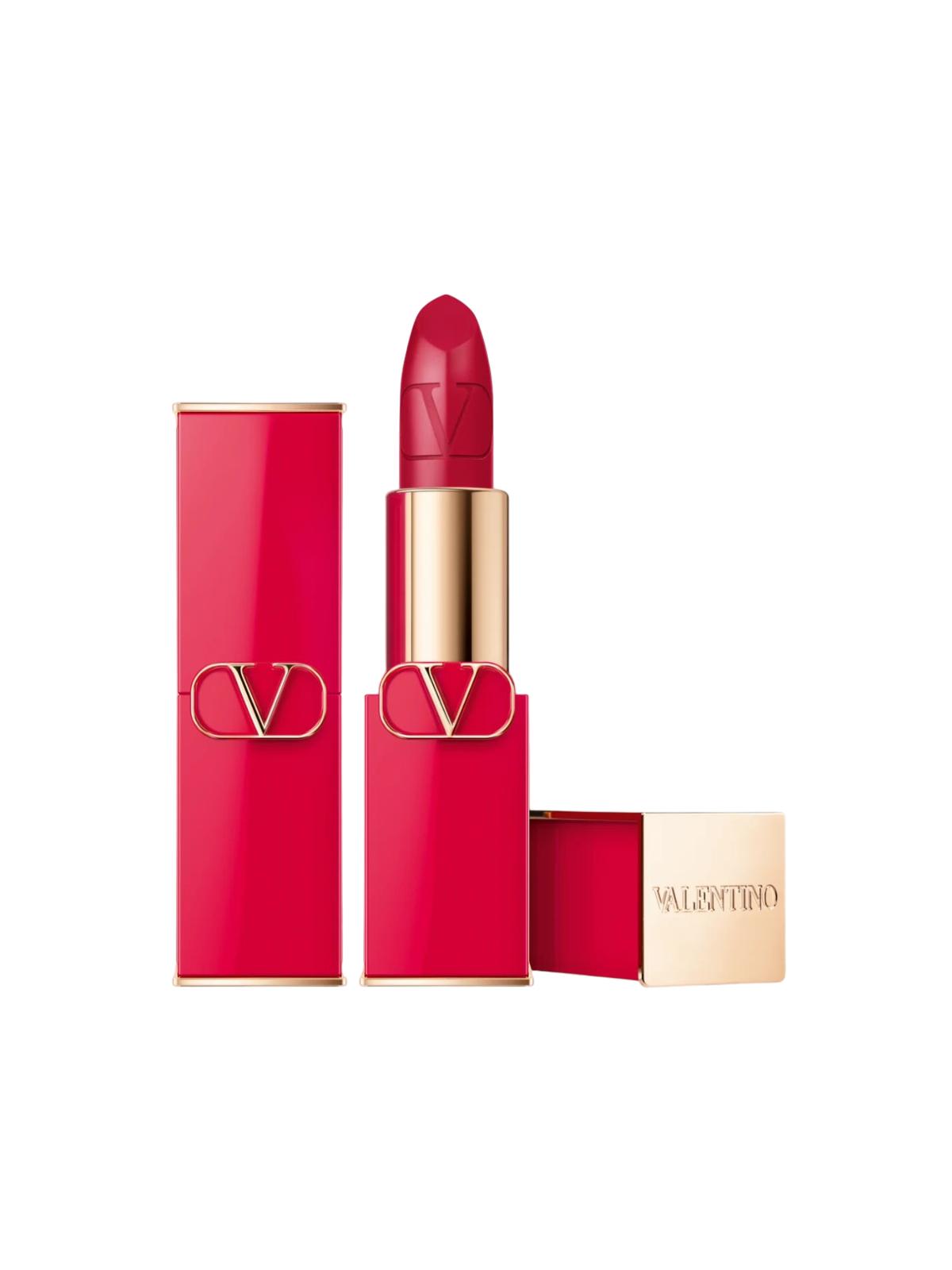 Rossetto cremoso Valentino Rosso Satin Finish 300R ricaricabile 35 g