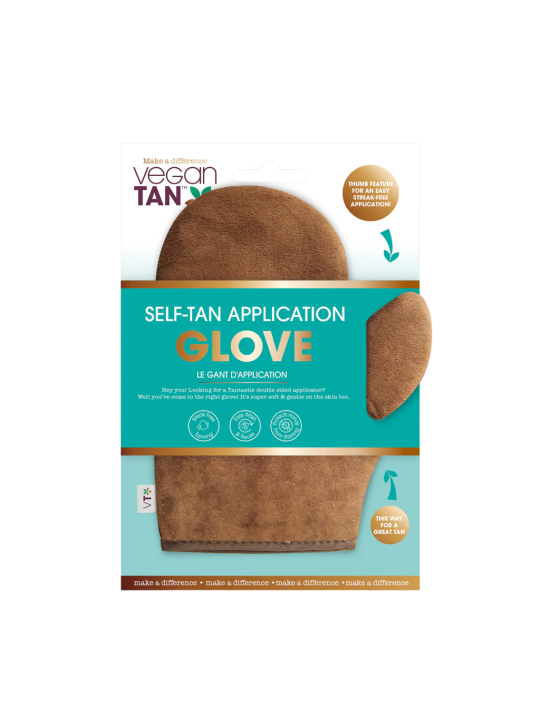 Guanti autoabbronzanti vegani di lusso colore marrone