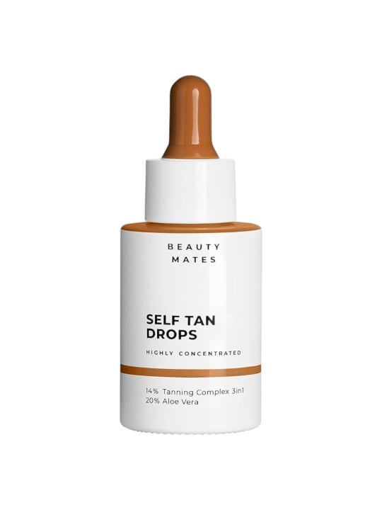 Gocce autoabbronzanti idratanti Vegan Tan Dark Tan per il viso 30ml