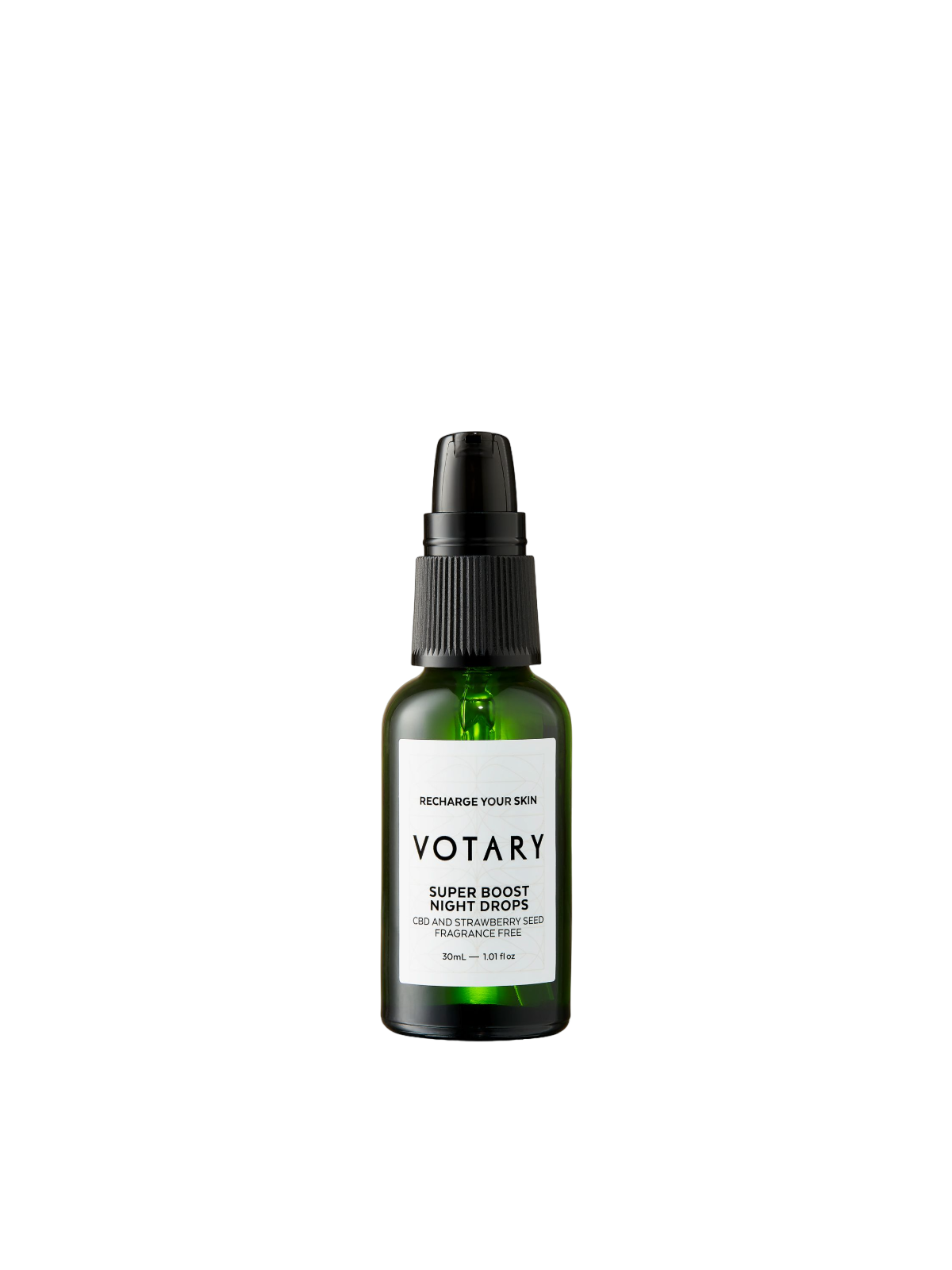 Olio notte rigenerante per il viso Votary Super Boost CBD e semi di fragola 30ml