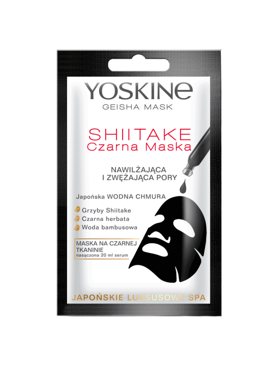 Maschera viso in tessuto minimizzante per i pori Yoskine Geisha 20ml