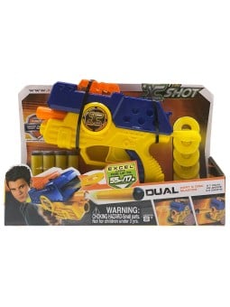 Zuru X-Shot Excel Dual Pistola giocattolo per ragazzi dagli 8 anni in su