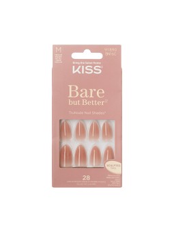 KISS Unghie in gel Bare-But-Better 28 pezzi donna KISS www.essenzetotalstyle.com 