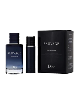 Dior SET Sauvage eau de parfum spray 100ml + eau de parfum spray 10ml