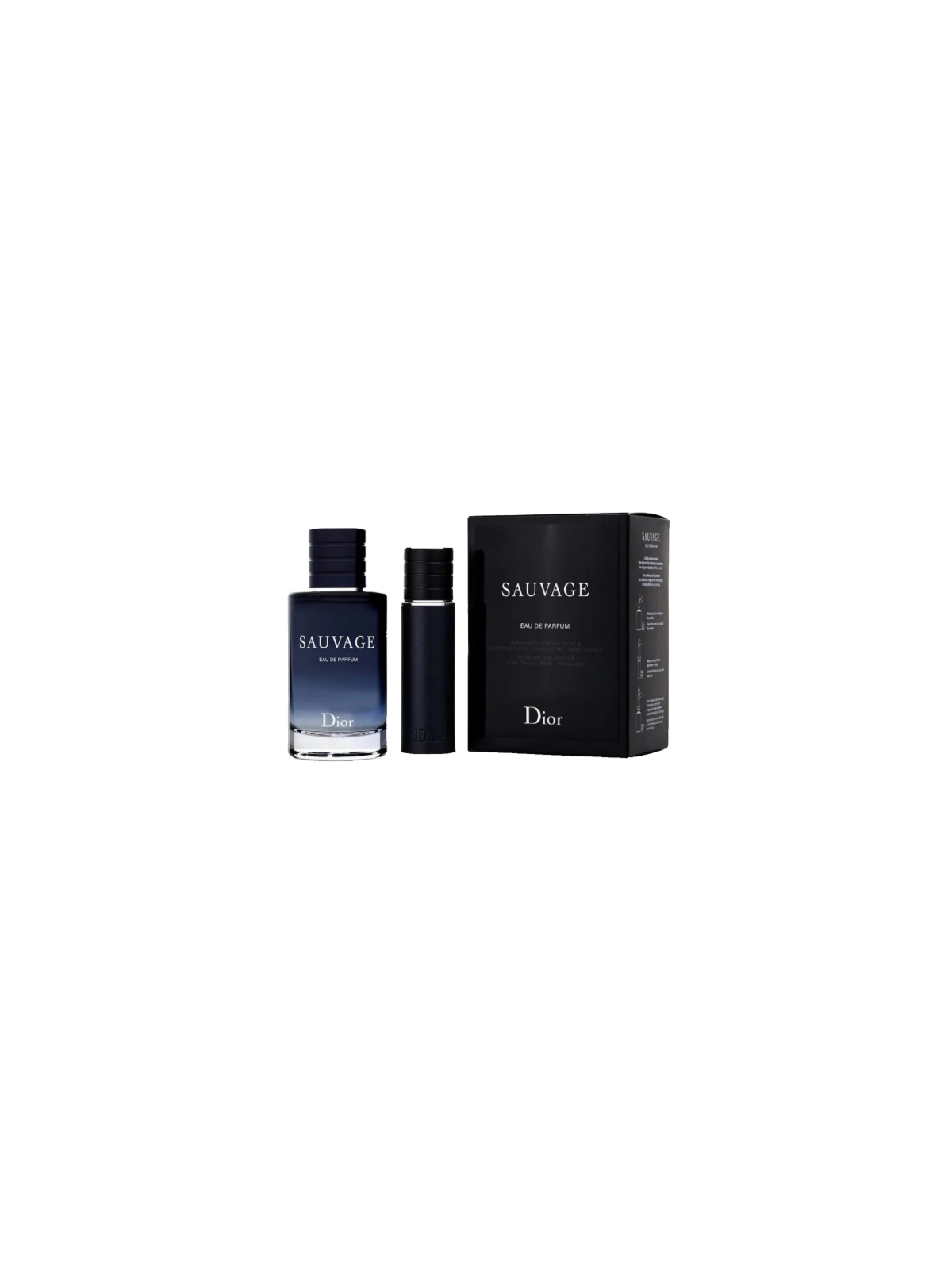 Dior SET Sauvage eau de parfum spray 100ml + eau de parfum spray 10ml