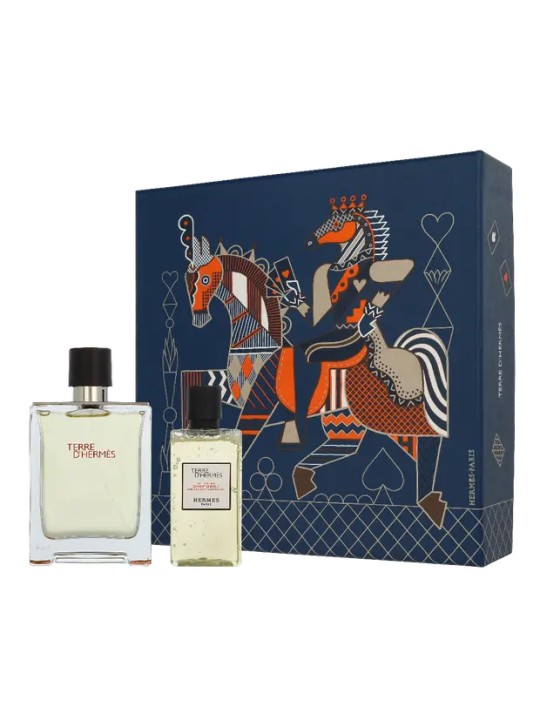Hermes Terre D'Hermes Giftset eau de toilette Spray 100 ml   Shower Gel 80 ml 10ml