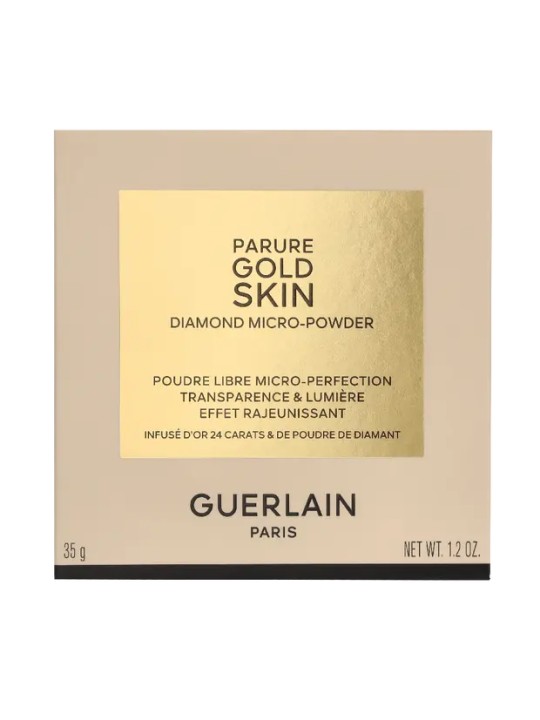 Guerlain PARURE GOLD SKIN cipria in polvere libera micro-perfezione trasparente e luminosa n.04-Deep 35gr unisex