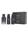 Dior Sauvage Giftset eau de parfum Spray 60ml Cleanser 45ml Serum 45ml 30ml