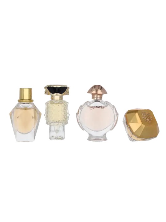 Rabanne SET MINIATURA Lady Million eau de parfum 5ml + Fame eau de parfum 4ml + Olympea eau de parfum 6ml + Million Gold For