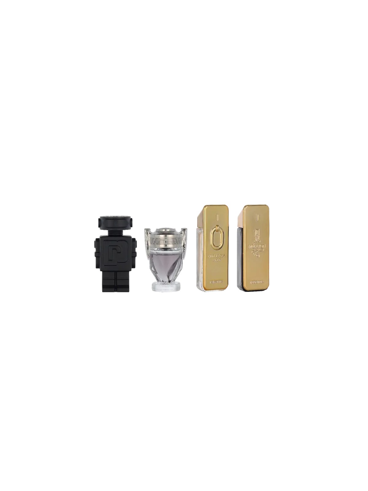 Paco Rabanne Miniatures Set 1 Million eau de toilette Spray 5ml 1 Million Elixir Parfum 5ml Invictus eau de toilette Spra 5ml P