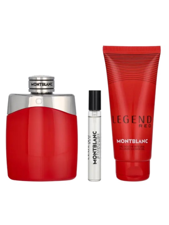 Montblanc Legend Red EDP 100ml + EDP MINI 7,5ml + SG for Body & Hair 100ml uomo