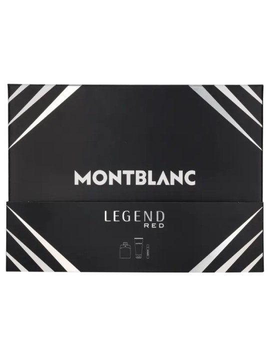 Montblanc Legend Red EDP 100ml + EDP MINI 7,5ml + SG for Body & Hair 100ml uomo