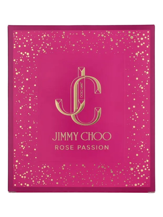 Jimmy Choo Rose Passion Giftset eau de parfum Spray 60ml Perfumed Body Lotion 100ml 18ml