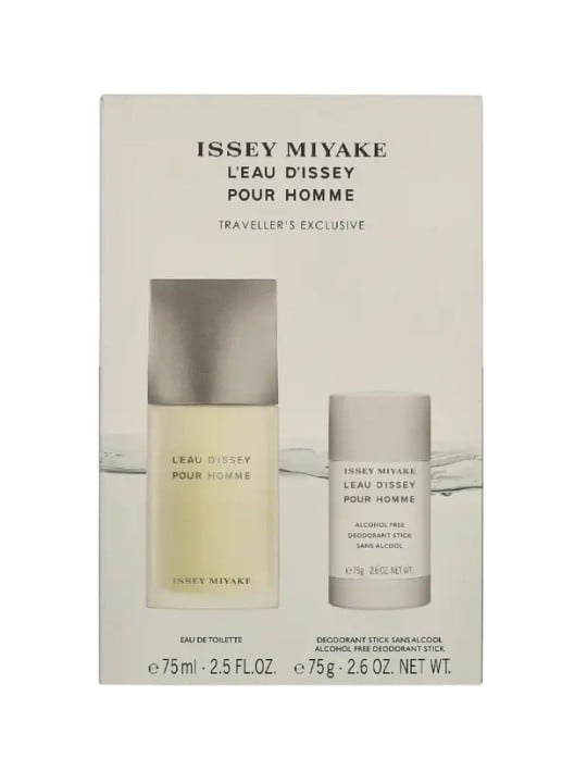 Issey Miyake L'Eau D'Issey Pour Homme Giftset eau de toilette Spray 75ml Deo Stick 75gr 260ml