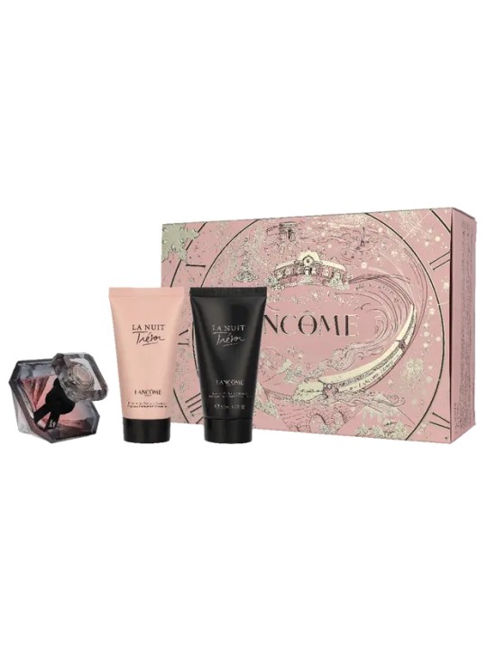 Lancome La Nuit Tresor Giftset eau de parfum Spray 30ml Body Lotion 50ml Shower Gel 50ml 100ml